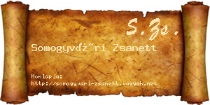 Somogyvári Zsanett névjegykártya