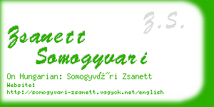 zsanett somogyvari business card